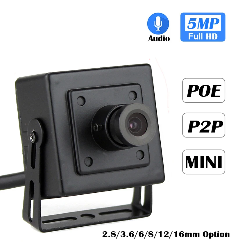 HD 5MP IP POE камера 2MP SONY323 сенсор 4MP 3MP аудио мини металлическая безопасности Onvif P2P CCTV