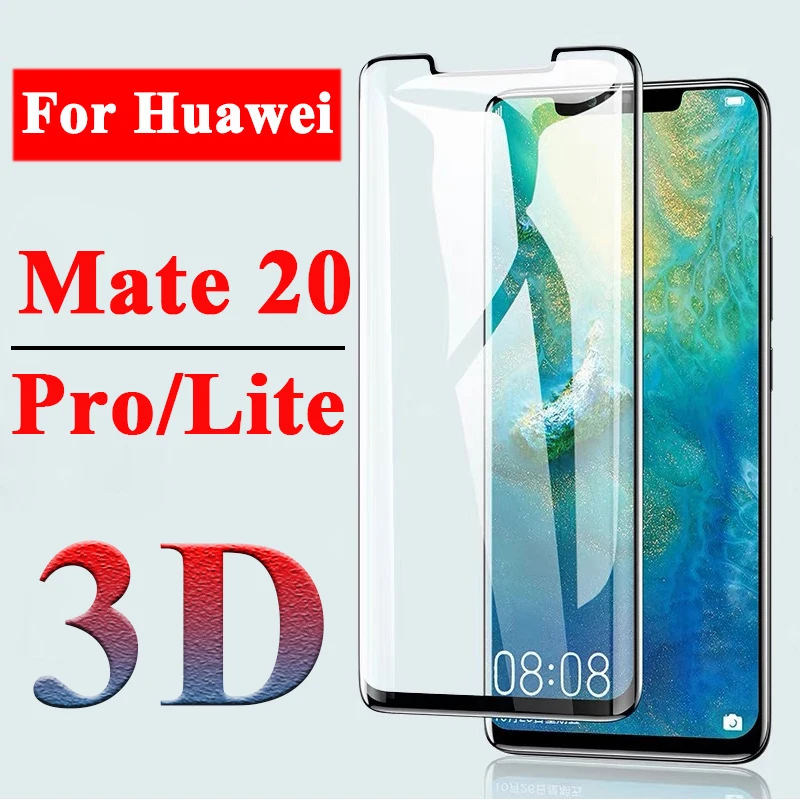 3D закаленное стекло для huawei mate 20 lite защита экрана pro Защитная Броня huawai mate20 20pro light