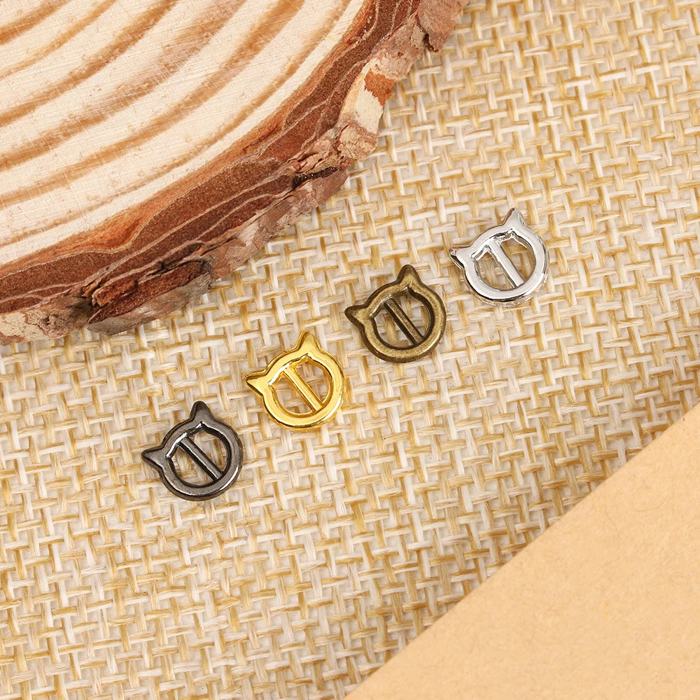 20 шт. 4 мм Мини ультра маленькая Пряжка для кошек пряжки кукольных сумок три