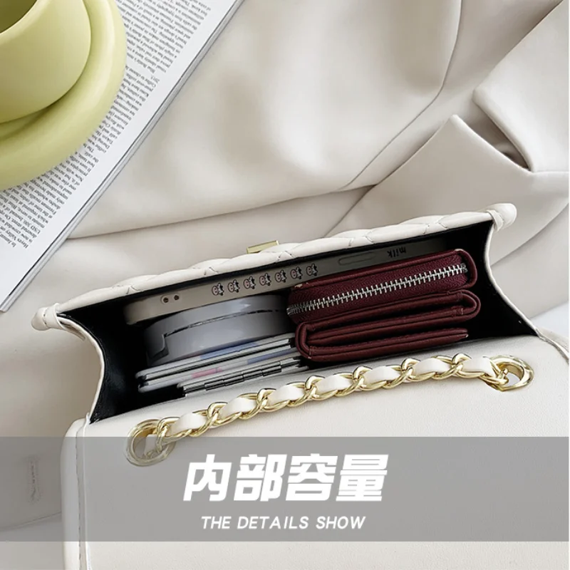 

High Quality Western Style Rhombus Chain Bag Female Summer 2021 New Trendy Fashion Net Red Chain Shoulder Messenger Bag