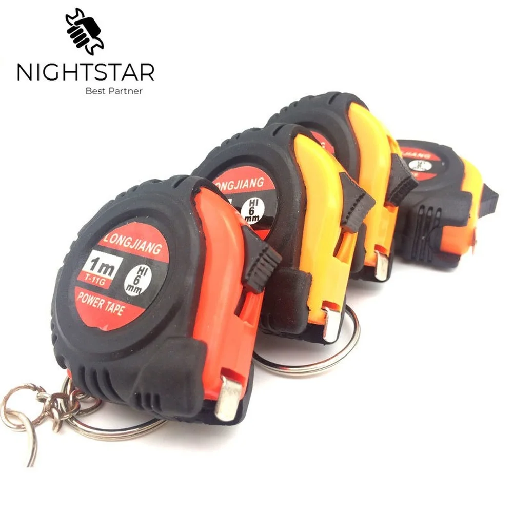 2 шт. Выдвижная линейка лента для измерения брелок мини карманный размер метрика 1