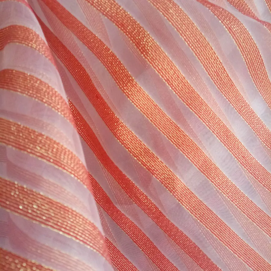 Органза металлическая ткань оригинальный тонкий тюль с жаккардовым блестящим