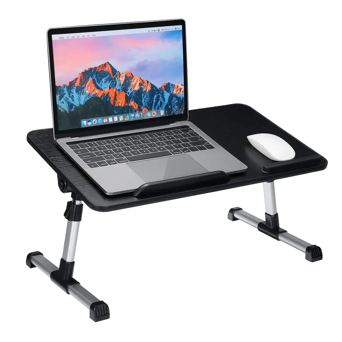 

53x30CM Upgrade Lap desk Tray PC Table Aluminum Stand Notebook Table Desk Stand Adjustable Laptop Desk Foldable With Mouse Pad