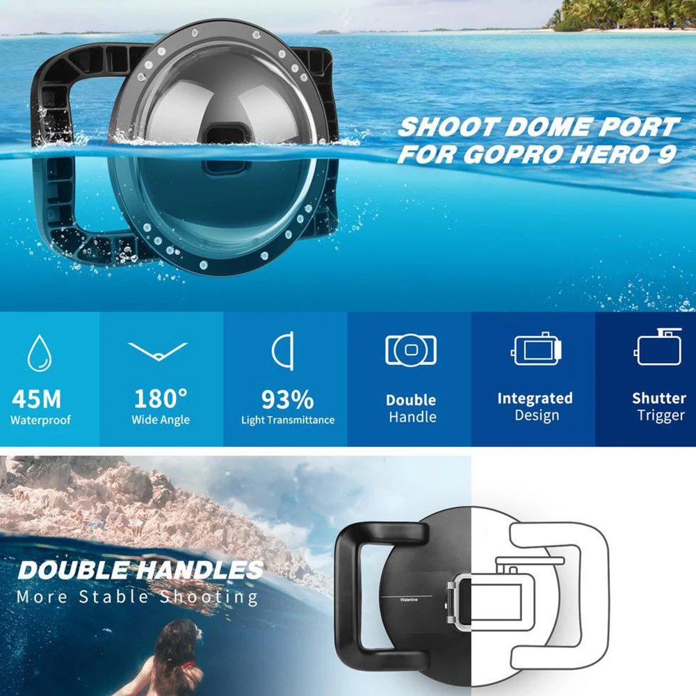 Дешево Водонепроницаемый чехол для экшн-камеры GoPro 9 Osmo