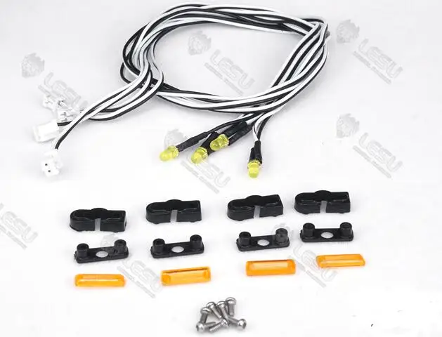 Светодиодные фонари декоративные для 1/14 RC Tamiya R620 R470 R730 MAN TGX BENZ 1851 3363 VOLVO Hino 700 V8 тягач 6x4 грузовик