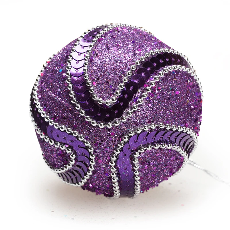 Нежный пенопластовый золотой порошок Рождественский шар украшение для