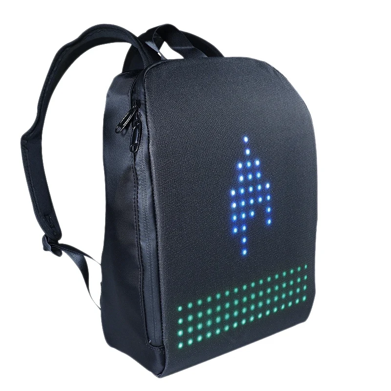 

Light LED Display Backpack,Advertise Backpack APP Control Computer Backpack with Customized LED Screen