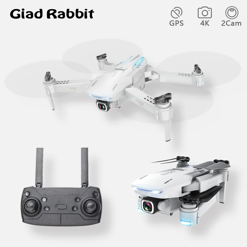 Квадрокоптер S162 с GPS и двойной камерой 4K HD скиммер Wi-Fi Ру Дрон для фотосъемки |