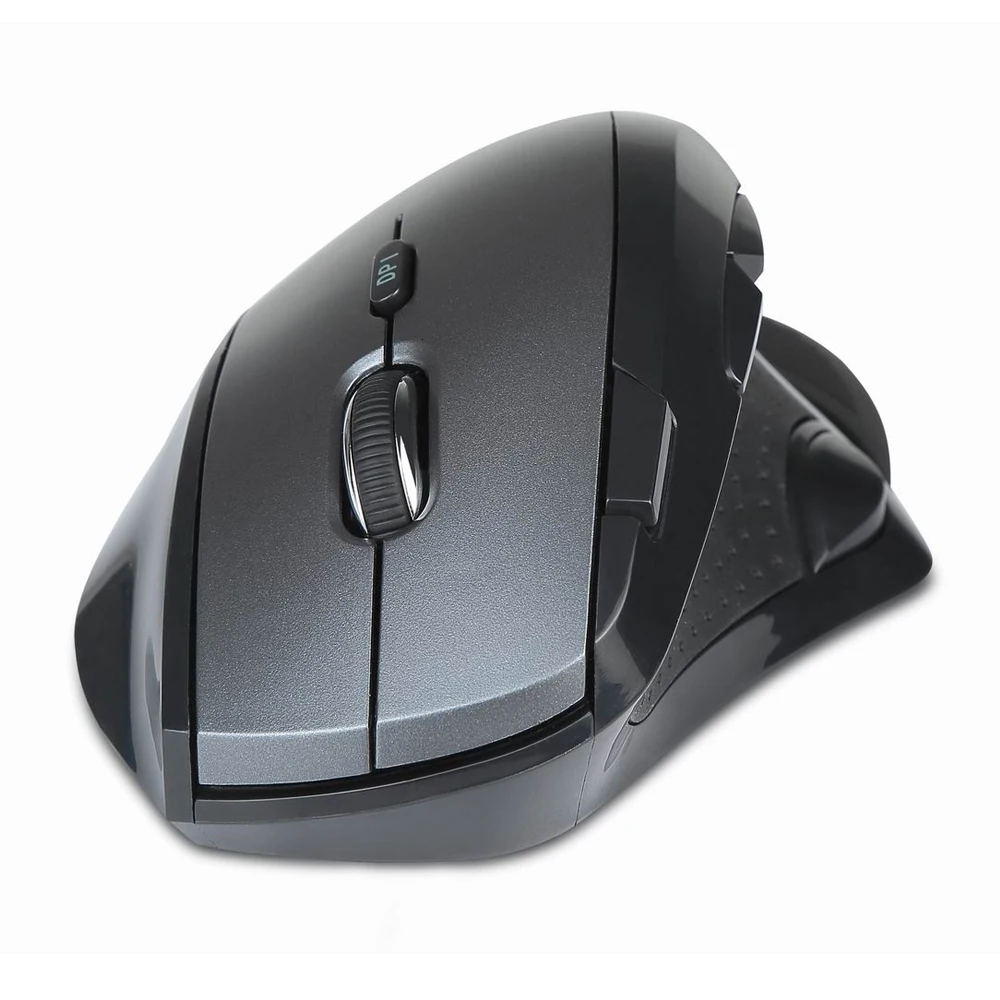 Delux M910 Беспроводной вертикальный Мышь эргономичный 2,4 г 800/1200/1600/2400 Точек на дюйм регулируемый 9 кнопок с Съемный Упор для рук для ПК