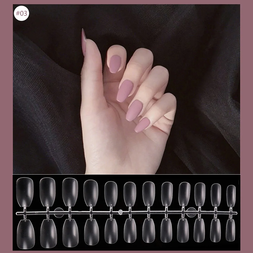 

288 шт., матовые накладные ногти, наклейки, искусственные накладные ногти, накладные ногти, инструменты для дизайна ногтей, Набор накладных но...
