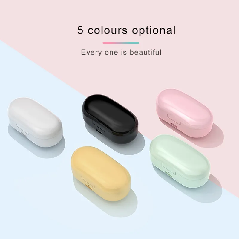 Новинка Macaron 5 0 bluetooth гарнитура TWS сенсорная с отпечатком пальца Hi Fi стерео