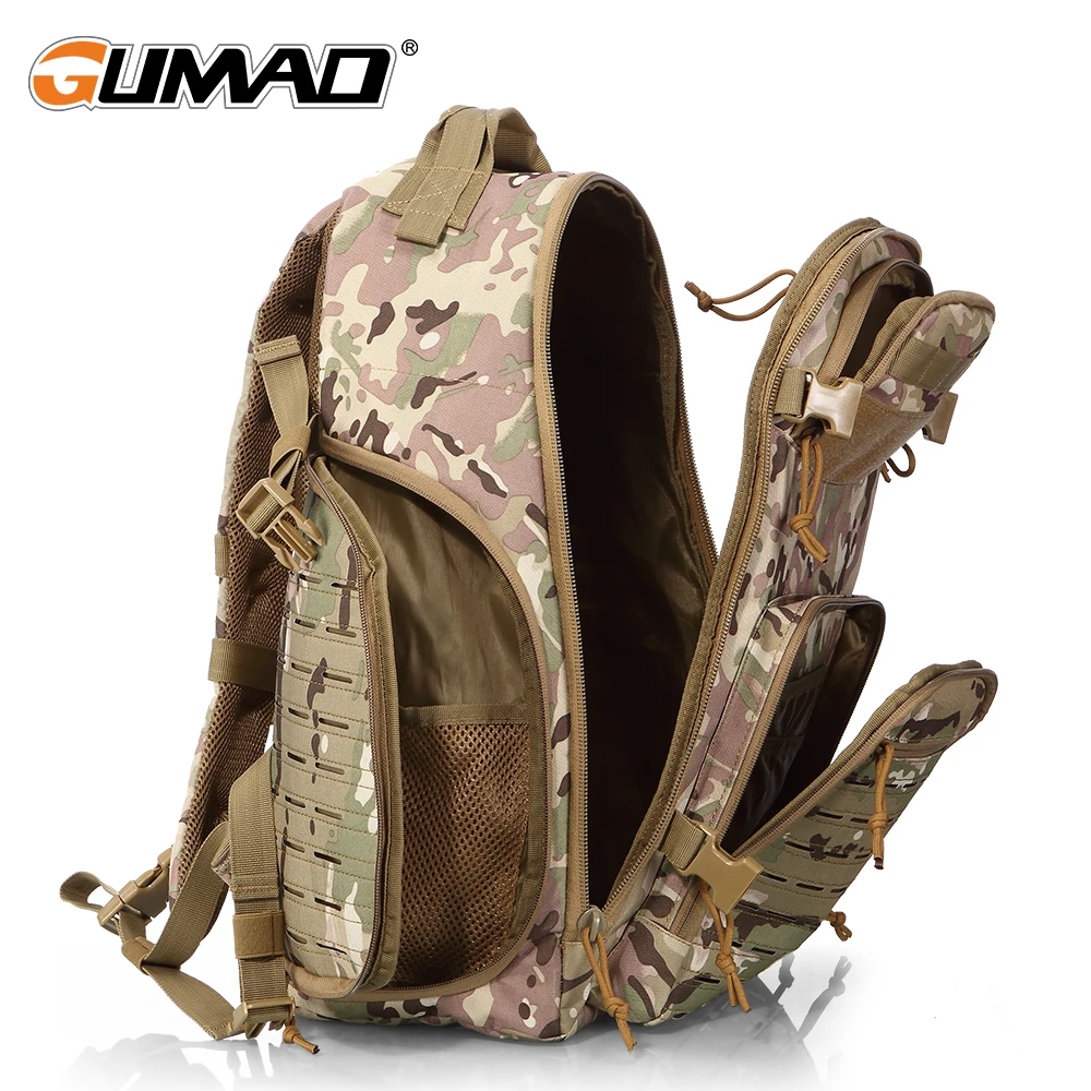 Тактический Военный Molle Армейский Рюкзак Rucksack Сумка Камуфляж Туристический