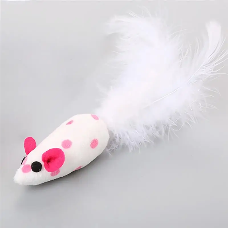 Забавная игрушечная кошка интерактивный милый колокол мяч котенок игрушка для домашних животных игрушки из перьев игрушки для кошек товары для домашних животных кошка собака дропшиппинг