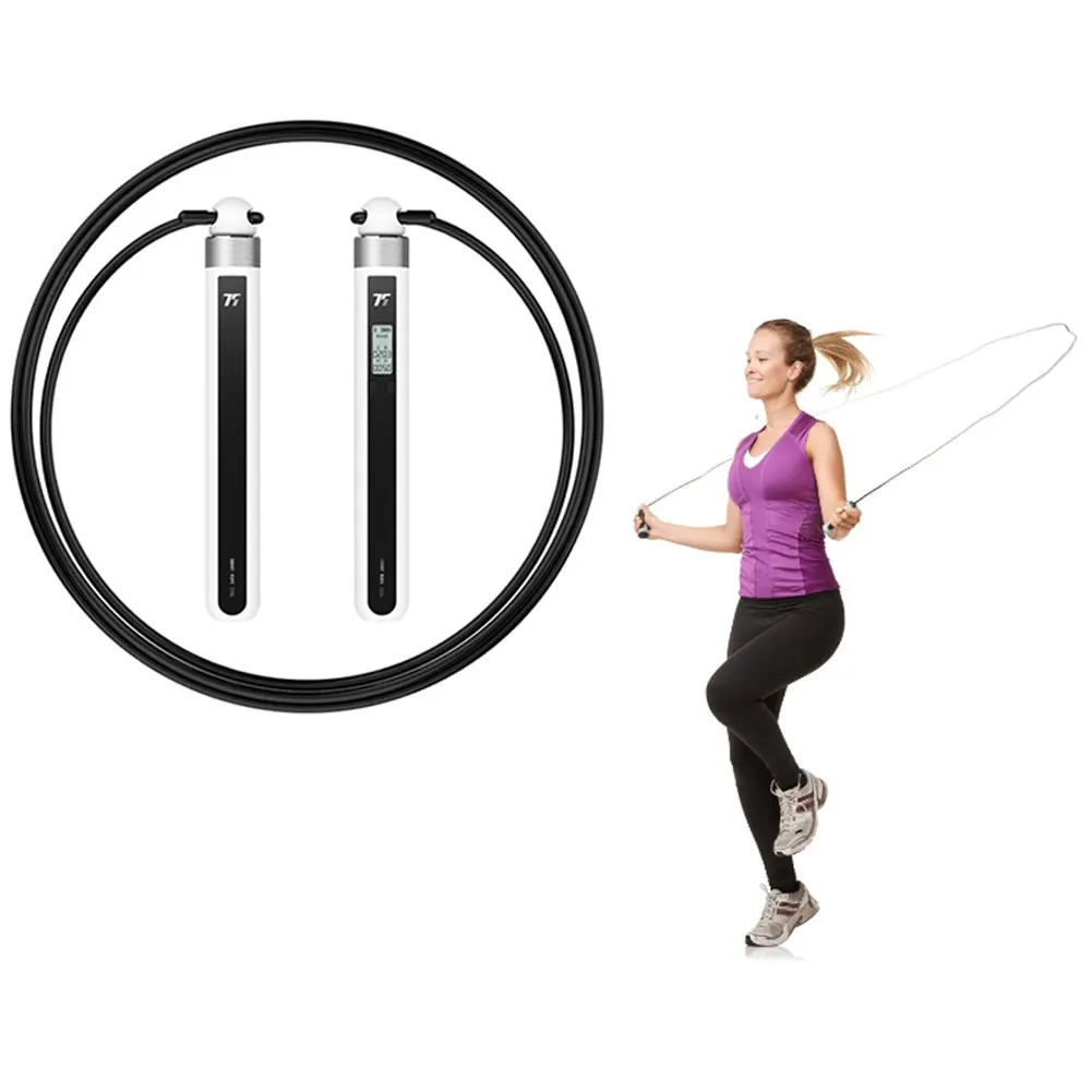 

T20L Smart Electronic Counting Skip Rope with APP Data Analysis Rechargeable Skipping Rope for Adults and Kids Fitness Exercise