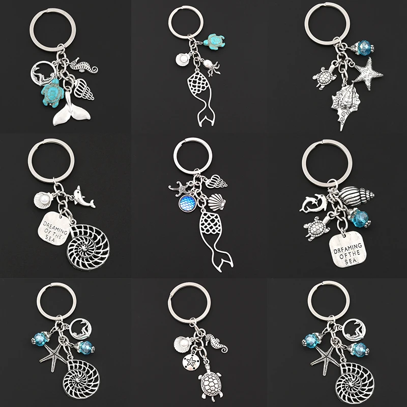 1 шт. Дельфин и брелок ракушка Dreaming Of The Sea Shell рукоделие своими руками для летних