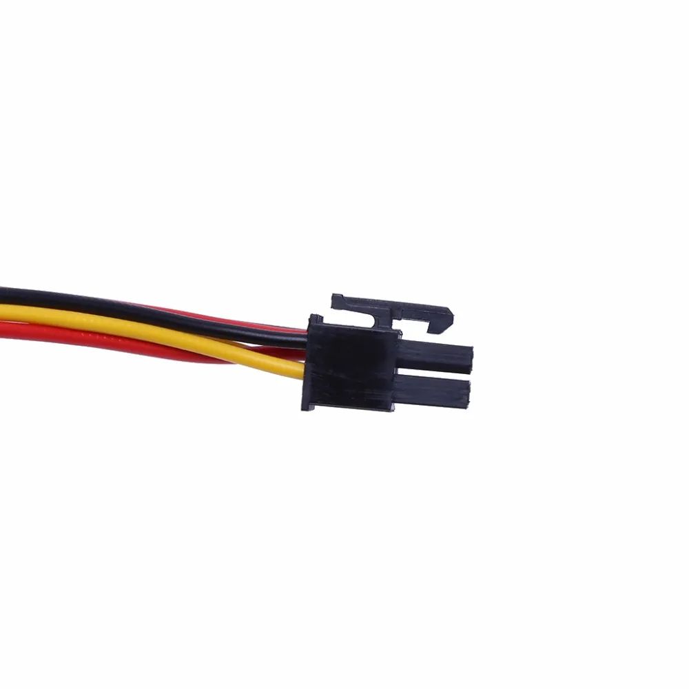 Двойной 4-контактный разъем Molex на один 6-контактный питания PCI-E Y-образный кабель 10