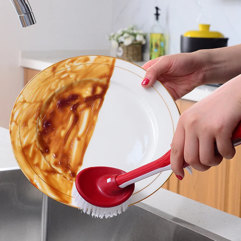 Щетка для кастрюли артефакт мытья посуды щетка чаша бытовая кухонная Чистящая