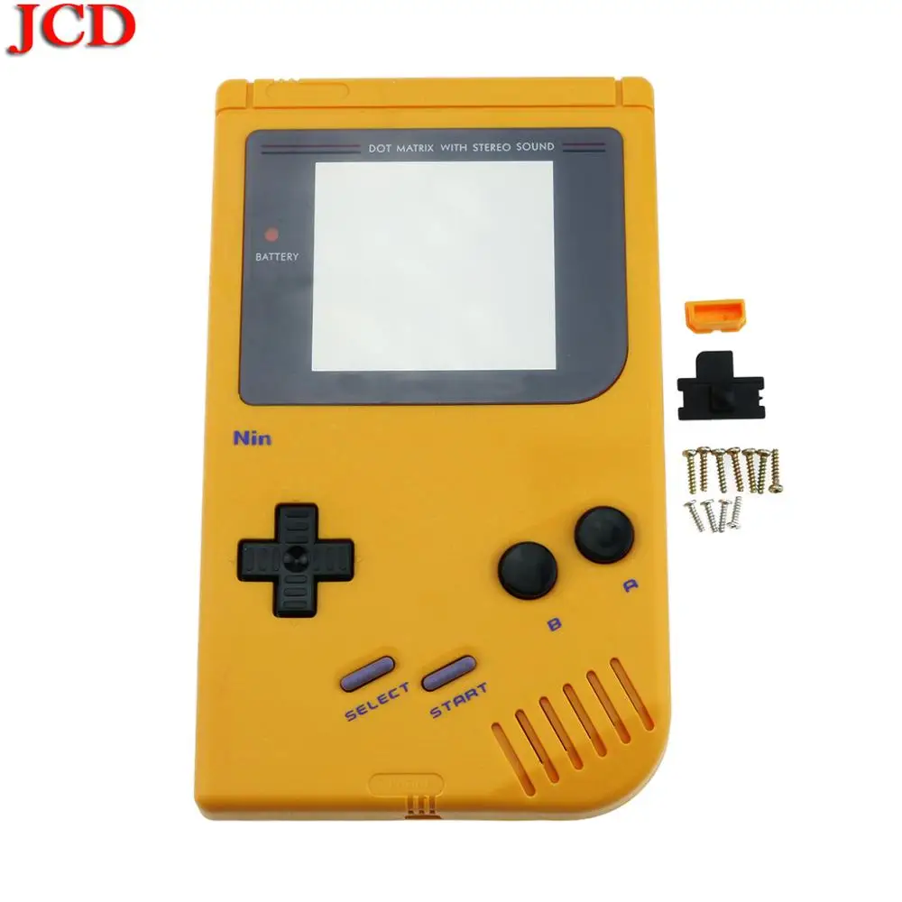 JCD Новый DMG 001 полный Корпус корпус чехол для Nintend ЖК дисплей Панель светильник на