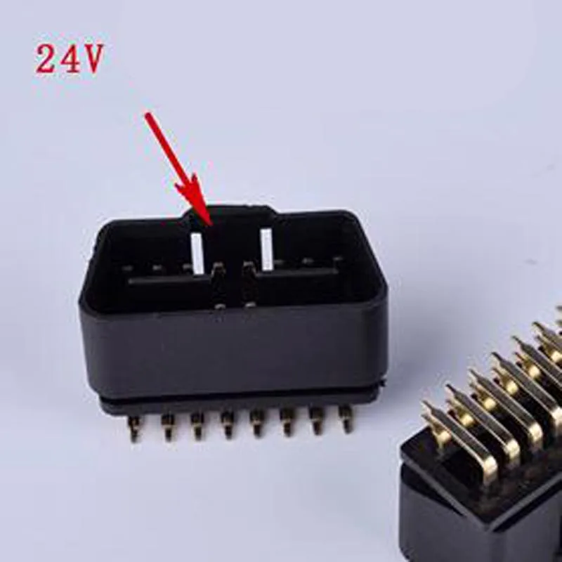 12V/24V Автомобильный диагностический инструмент OBD с разъемом папа 16Pin OBD2 разъем 16