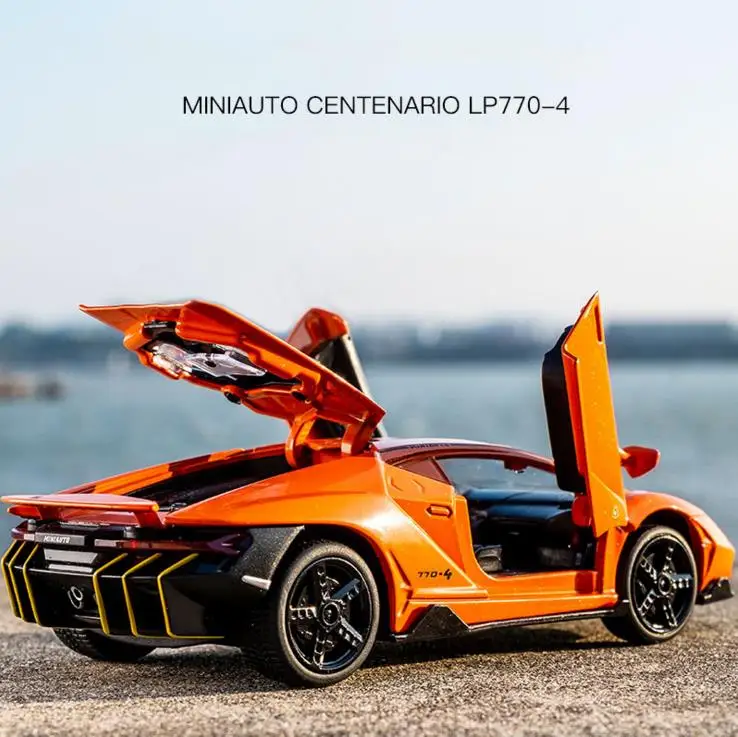 Lamborghini veneno Автомобильная модель спортивного автомобиля литой звук Супер