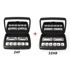 Магнитные накладные ресницы, комплект из 3 натуральных трафаретов ручной работы, Косметика для макияжа, подарок для девушки, 2 пары