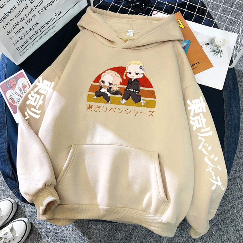 Аниме одежда Токийский Мстители Мультяшные толстовки для мужчин флисовая