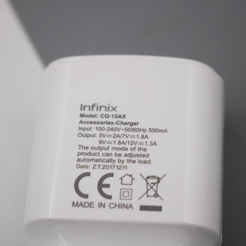 Оригинальное быстрое зарядное устройство Infinix 12 В А кабель Micro USB Type-C для infinix Zero 8