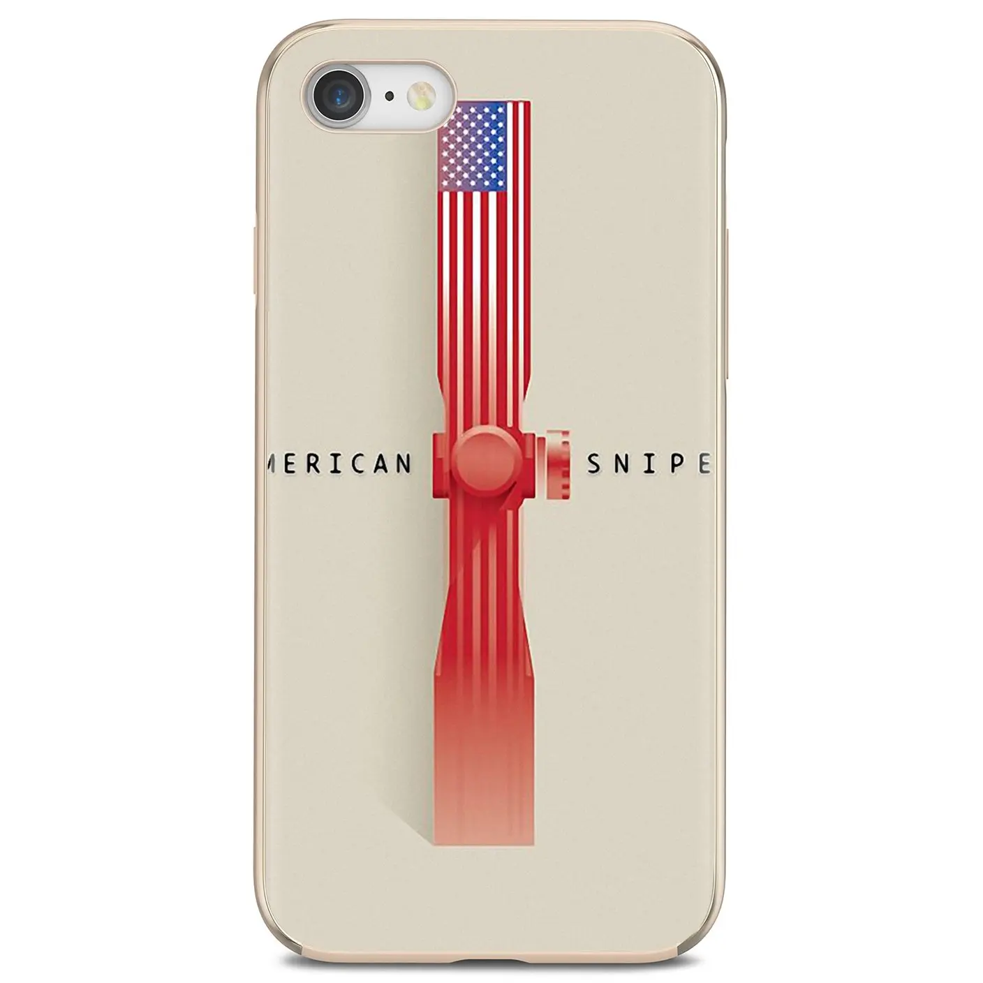 Мягкий силиконовый чехол из ТПУ с логотипом американского снайпера Криса Кайла