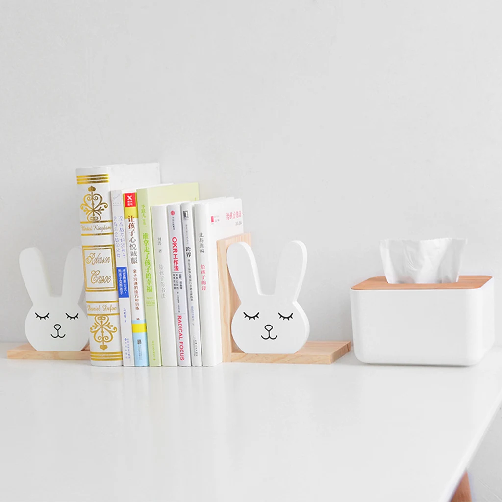 Desk Organizer Literature Photo Display Rack Wood Adjustable Desktop Storage Bookcase Shelves for Office Home | Канцтовары для