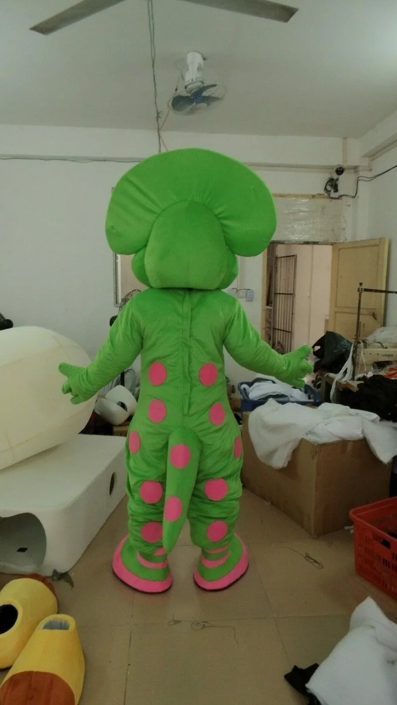 

Halloween Green Dragon Mascot Costume Suits Cosplay Party Game Dress Apparel Cartoon Character Birthday Clothes Easter Adults