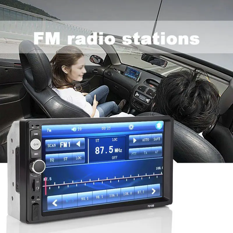 Автомагнитола 7010B 2 din 7 дюймов HD MP5 сенсорный экран цифровой дисплей Bluetooth USB FM |