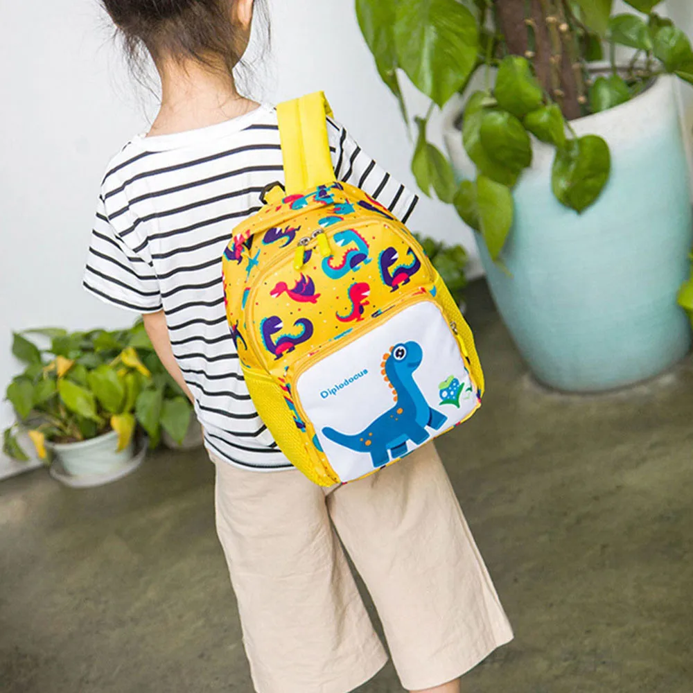 Детский рюкзак с рисунком динозавра для маленьких девочек и мальчиков школьная