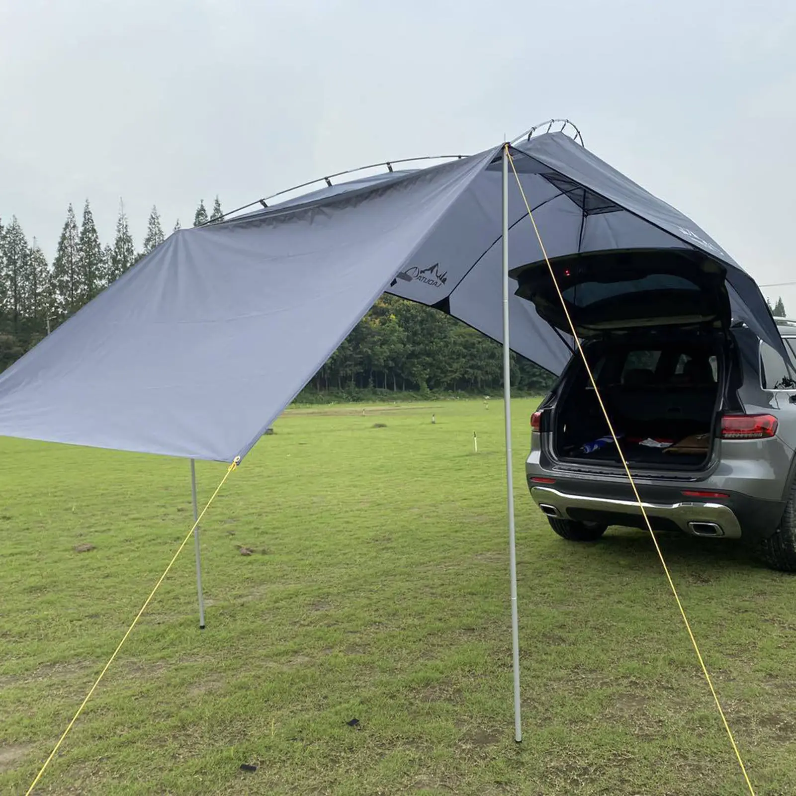 Car Trunk Tent 350X240cmSunshade Rainproof Tour Barbecue Outdoor Self-driving Tour Barbecue Camping Car Tail Extension Tent