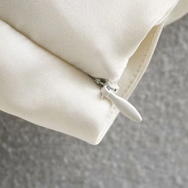 

Women's Solid Shirts Top Spring / Summer 2020 Pleated Silk Satin Texture Office Lady White Round Neck Shirt Blouse Tops ML814