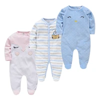 baby cartoon footies newborn onesie infant clothing boys girls pajamas animal jumpsuit toddler costumes flannel baby rompers
