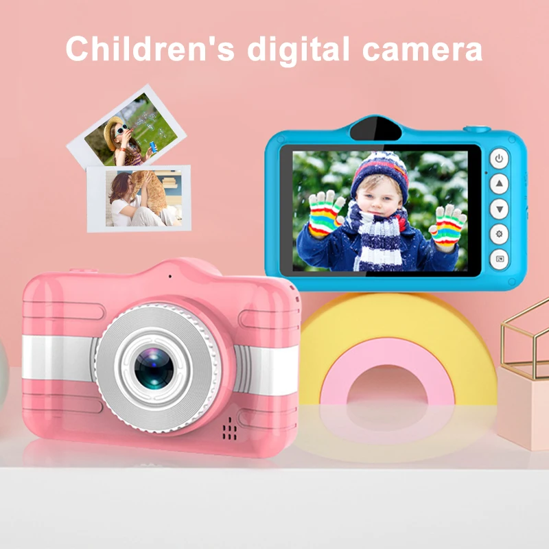 

New Child Camera Digital Camera 3.5 inch Cute Cartoon Camera Toys Children Birthday Gift 12MP 1080P Photo Video Camera For Kids