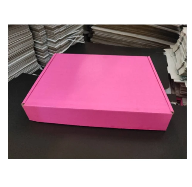 hot pink 10 шт./лот е гофрированная бумажная коробка самолет коробка подарочная коробка Футболка посылка жесткий Т2 коробка - Цвет: hot pink