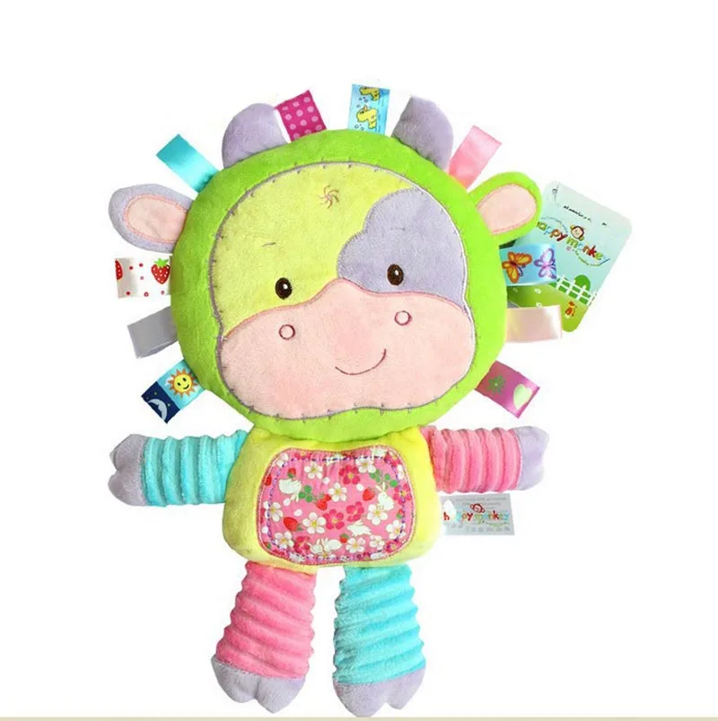 

Baby Plush Stuffed Toys Cartoon Animal Soothe Appease Toys Appease Doll For Newborn Soft Comforting Sleeping Toy Gift