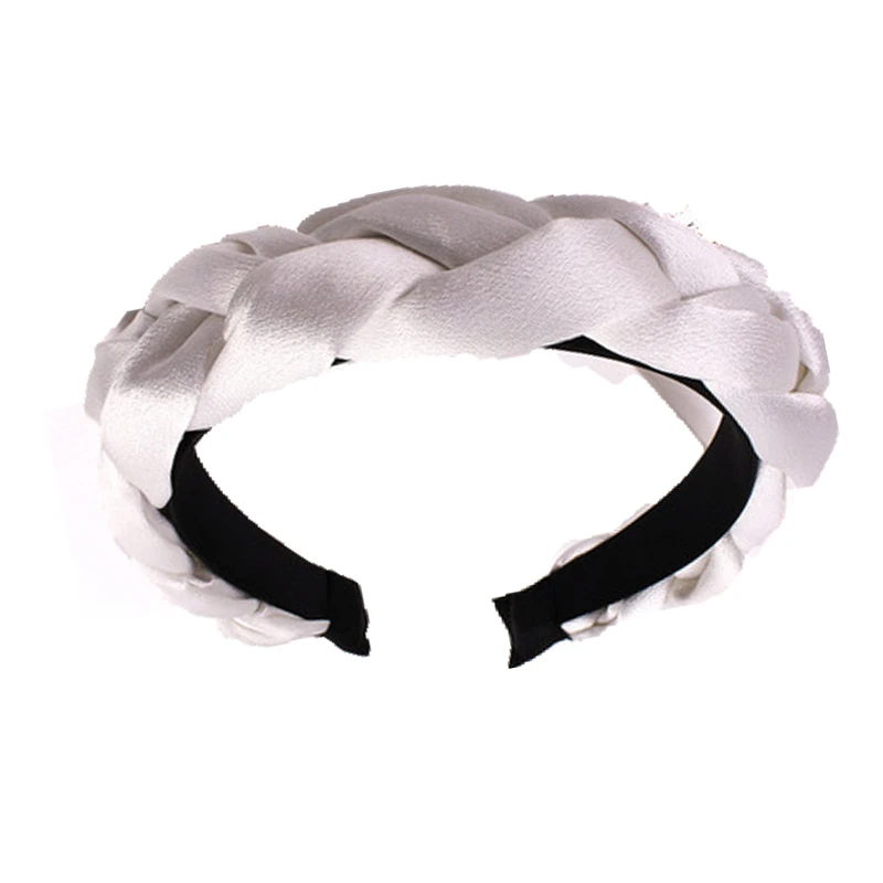 Бархатная повязка на голову Плетеный пинцет головной убор Женский ободок для