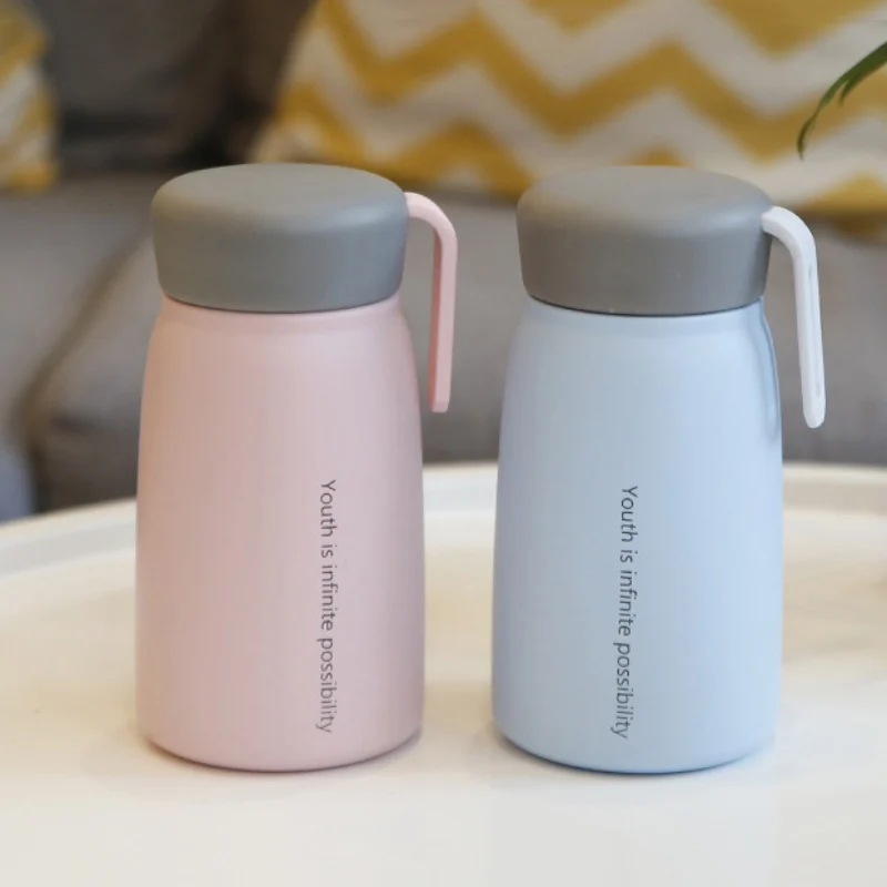 350 мл простая термос чашка термосы Изолированная бутылка для воды портативные
