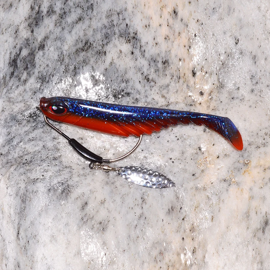 70 мм Т-образный хвост рыболовная приманка Мягкая искусственная мягкая