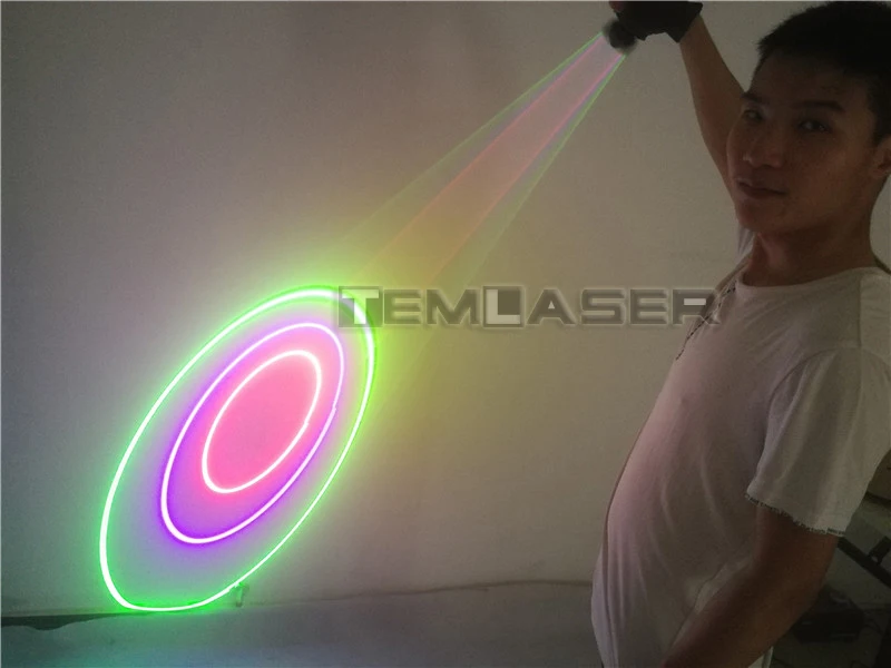 

Free Shipping RGB Laser Whirlwind Multicolour Laser Vortex Laser Man stage LED luminous Costumes