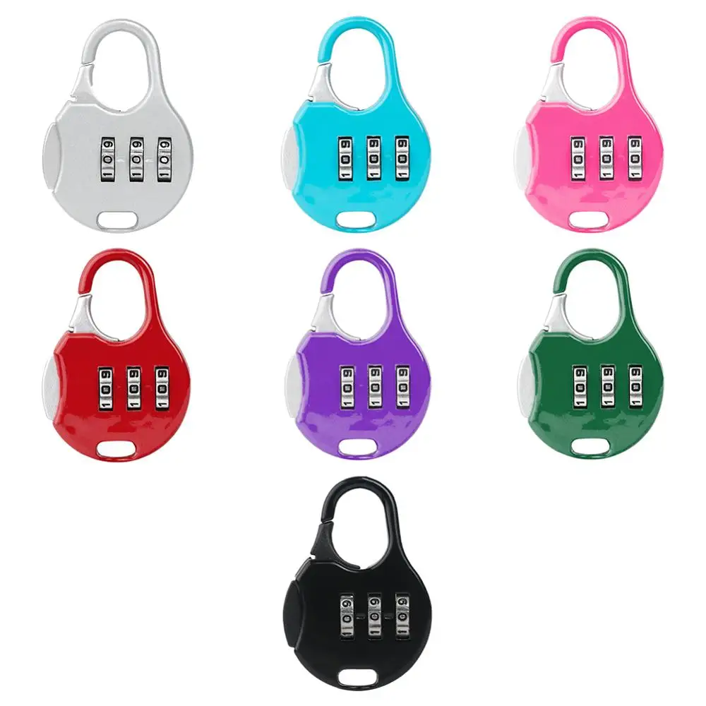 Цифровой кодовый замок с паролем цифровой 3 кодами для навесной багажа Замок