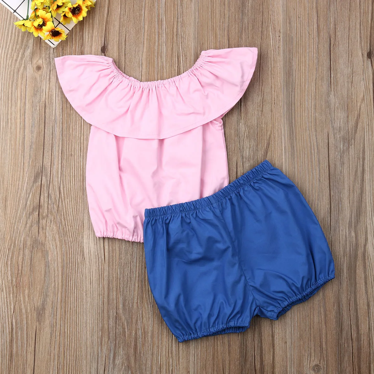 Розовый укороченный топ принцессы с открытыми плечами для маленьких девочек +