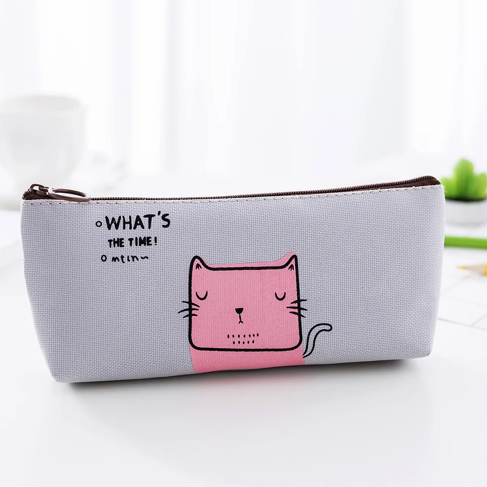 Чехол для карандашей с милыми животными школьный чехол девочек и мальчиков