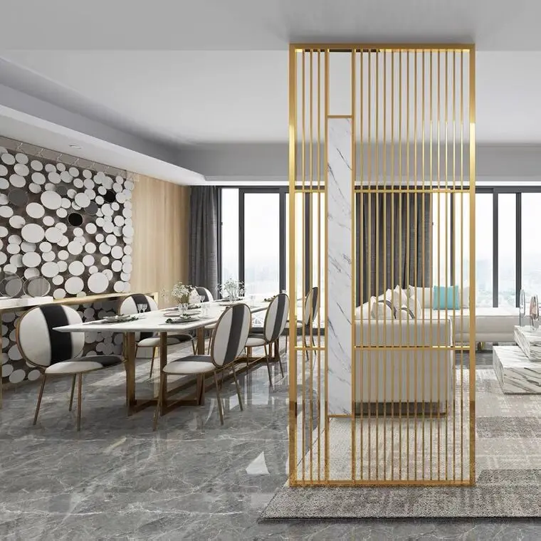 

Китайская мебель из нержавеющей стали, художественный светильник, роскошные металлические изделия, гостиничный клуб, гостиная, перегородк...