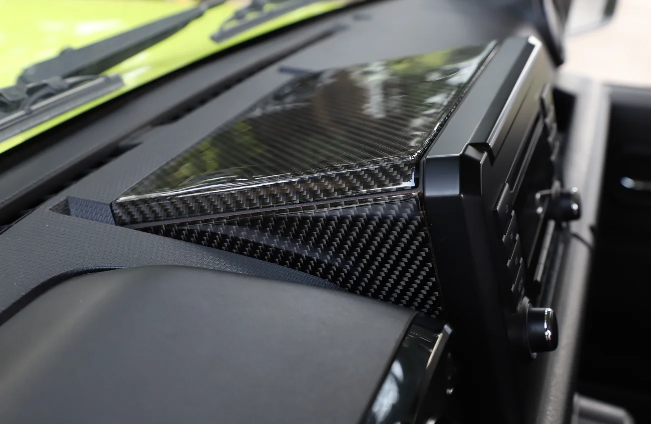 3 * Верхняя сторона из углеродного волокна для GPS навигации CD экран Suzuki Jimny 2019