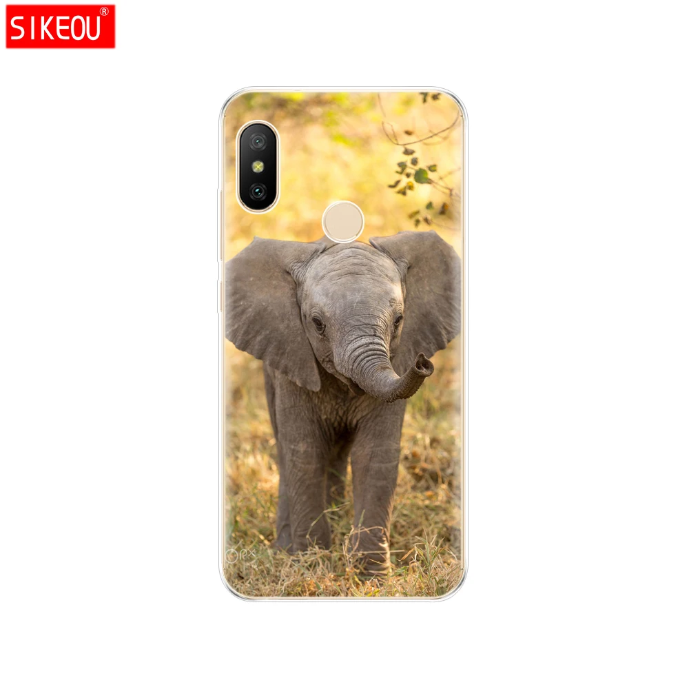 Чехол для Xiaomi Redmi 6 Pro мягкий чехол из ТПУ задняя крышка Redmi6 бампер противоударный