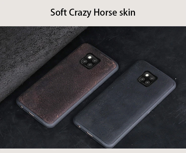 Чехол для телефона из воловьей кожи для huawei mate 9 10 20 Pro P10 P20 P30 Lite Crazy Horse, задняя крышка для Honor 8X9 10, чехол с текстурой