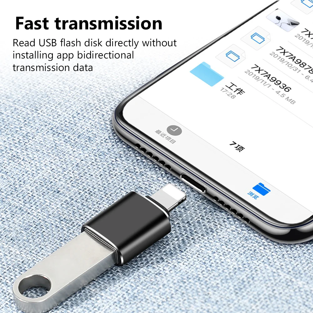 Адаптер Famale USB OTG для ios адаптер Lightning преобразователь быстрая SD карта 3 0 U диск